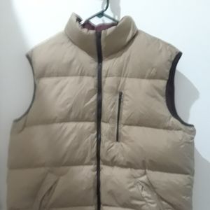 Old navy puffy goose down reversible vest